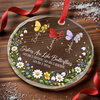 Personalized Glass Ornament - Christmas Gift For Sister, Bestie, Best Friend - Butterfly Sisters