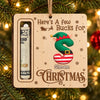 Personalized Wooden Money Holder Ornament – Christmas Gift For Kid, Family – Shine Bright