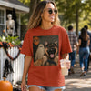 Personalized Photo Comfort T-Shirt - Halloween Gift For Pet Lovers - My Pet Says Boo