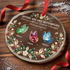 Personalized Glass Ornament - Christmas Gift For Sister, Bestie, Best Friend - Beautifully Becoming
