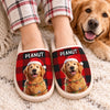Personalized Photo Flat Scuff Slippers – Christmas Gift For Pet Lovers – Cozy Feet, Happy Pet Parent