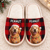 Personalized Photo Flat Scuff Slippers – Christmas Gift For Pet Lovers – Cozy Feet, Happy Pet Parent