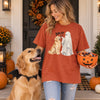 Personalized Photo Comfort T-Shirt - Halloween Gift For Pet Lovers - Boo-P Who’s There