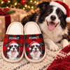 Personalized Photo Flat Scuff Slippers – Christmas Gift For Pet Lovers – Make It Furry