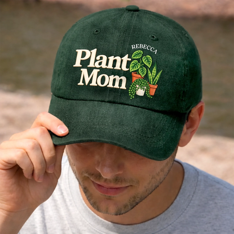 Personalized Cap - Gift For Plant Lovers, Garden Lovers - For Plant Ladies copy