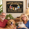 Personalized Home Decor Metal Sign - Anniversary Gift For Couple, Pet Lovers - Our Fur Babies Have Seen It All