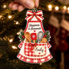 Personalized Acrylic Ornament – Christmas Gift For Baking Lovers – Happiness Is Homemade