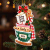 Personalized Acrylic Ornament – Christmas Gift For Baking Lovers – Baking Spirits Bright
