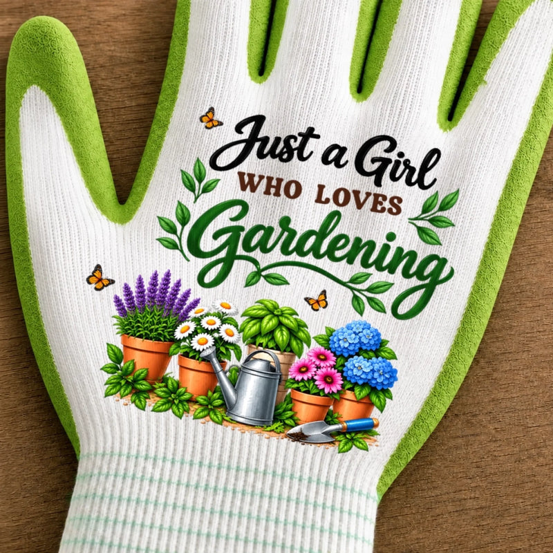 Personalized Coated Grip Gardening Gloves – Christmas Gift For Garden Lovers, Plant Lovers, Gardeners – Shhh I'm Gardening