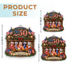 Personalized Acrylic Ornament – America 250th Anniversary Christmas Gift For Family – United We Celebrate