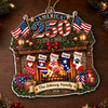 Personalized Acrylic Ornament – America 250th Anniversary Christmas Gift For Family – United We Celebrate