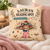 Personalized Pocket Pillow - Gift For Book Lovers - My Reading Spot