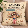 Personalized Pocket Pillow - Gift For Book Lovers - My Reading Spot