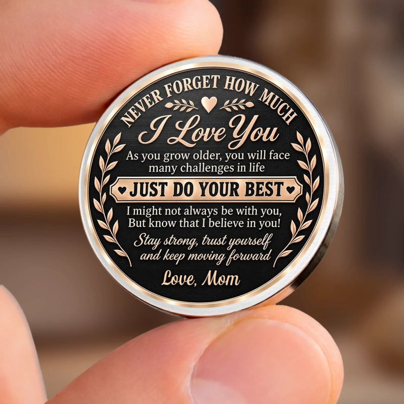 Personalized Pocket Hug - Birthday Gift For Granddaughter, Daughter - My Daughter My World