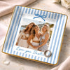 Personalized Photo Jewelry Dish - Birthday Gift For Sister, Bestie, Best Friend - Cherishing Our Girl Moments