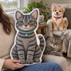 Personalized Photo Shaped Pillow - Birthday Gift For Pet Lovers - Too Cute To Handle