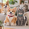 Personalized Photo Shaped Pillow - Birthday Gift For Pet Lovers - Too Cute To Handle