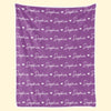 Personalized Blanket - Birthday Gift For Kids, Family - Wrapped In Lots Of Love