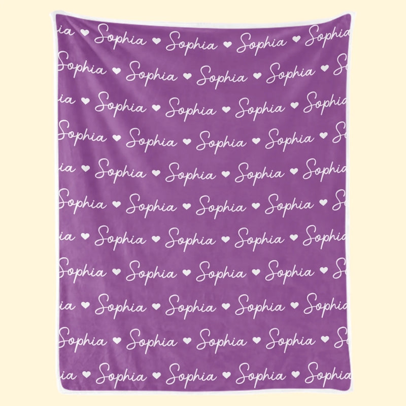 Personalized Blanket - Birthday Gift For Kids, Family - Wrapped In Lots Of Love