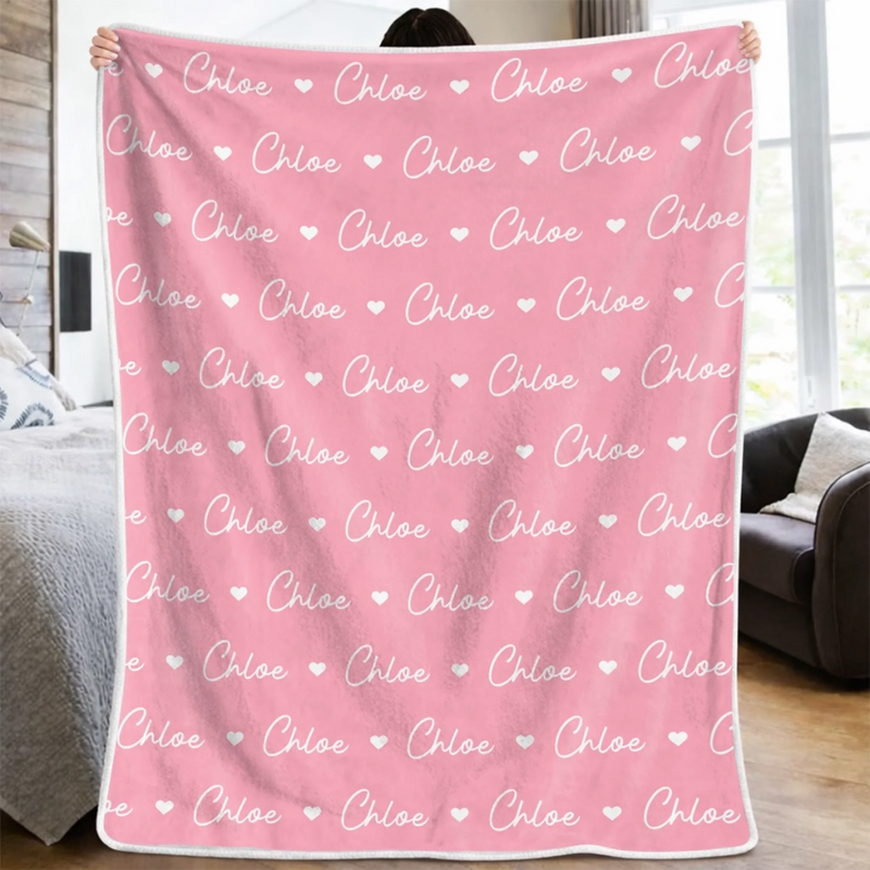 Personalized Blanket - Birthday Gift For Kids, Family - Wrapped In Lots Of Love