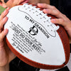 Personalized Leather Football - Gift For Son, Grandson, America Football Lovers - Proud Of Every Game Day