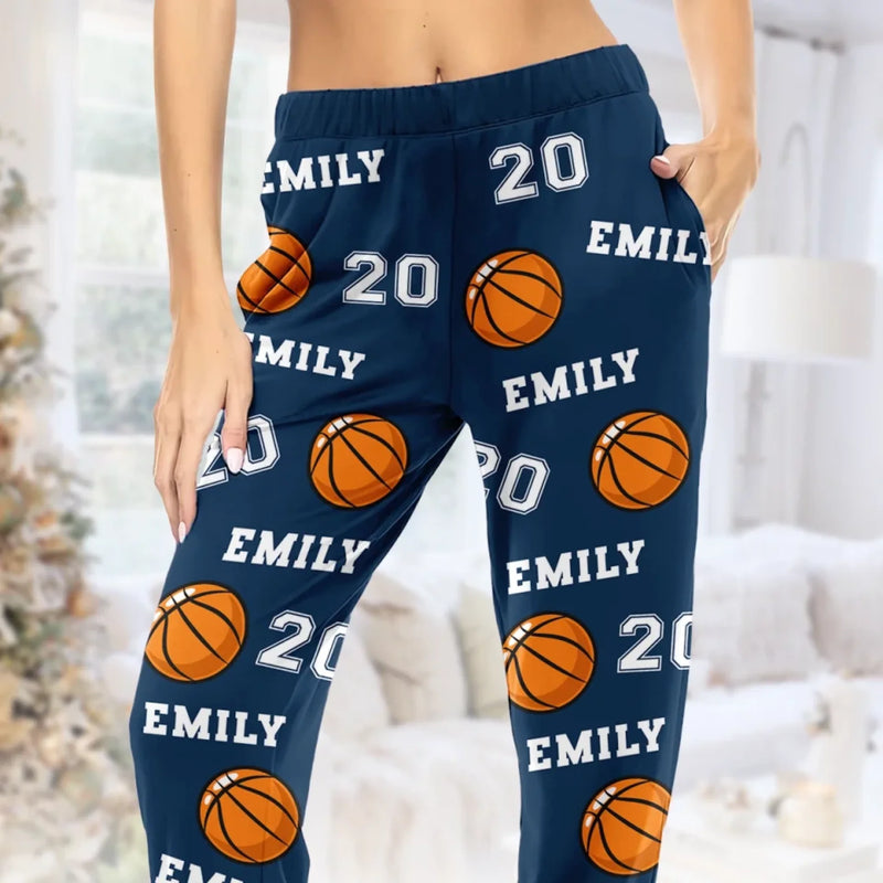 Personalized Pajama Pants - Birthday Gift For Sport Lovers - Speed, Power, Victory