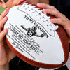 Personalized Leather Football - Gift For Son, Grandson, America Football Lovers - Made For Game Day