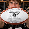 Personalized Leather Football - Gift For Son, Grandson, America Football Lovers - Made For Game Day