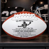 Personalized Leather Football - Gift For Son, Grandson, America Football Lovers - Made For Game Day