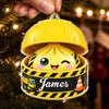 Personalized Acrylic Ornament - Christmas Gift For Kids - Squish Into The Holidays