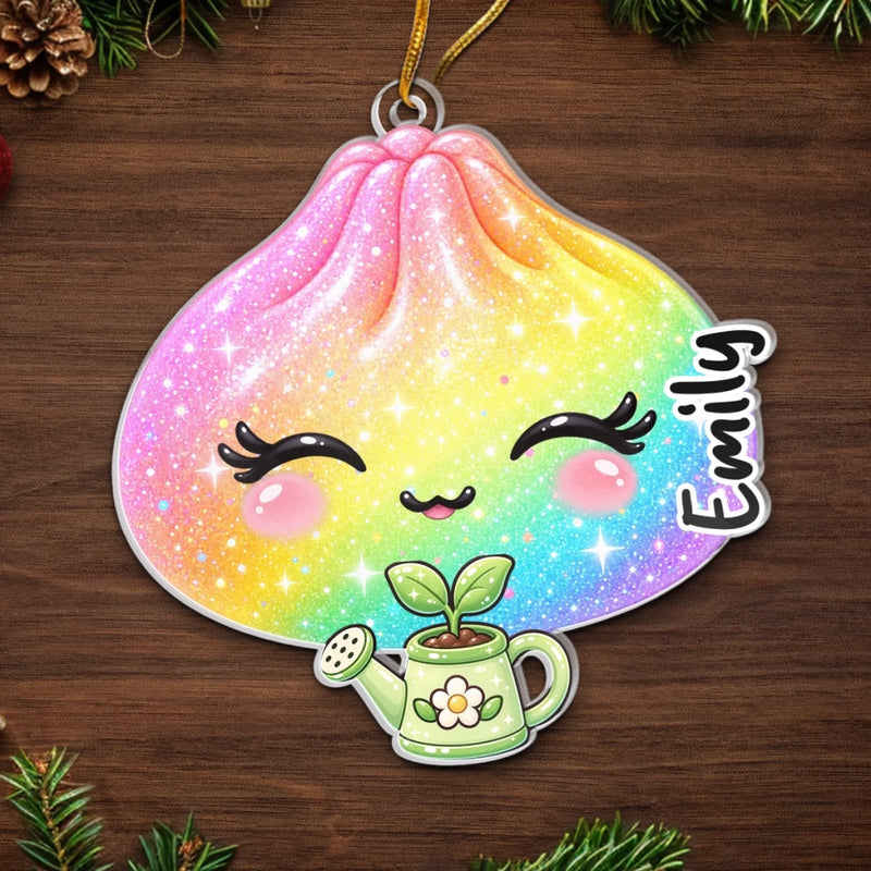 Personalized Acrylic Ornament - Christmas Gift For Kids - Sweet Little Dumpling This Season