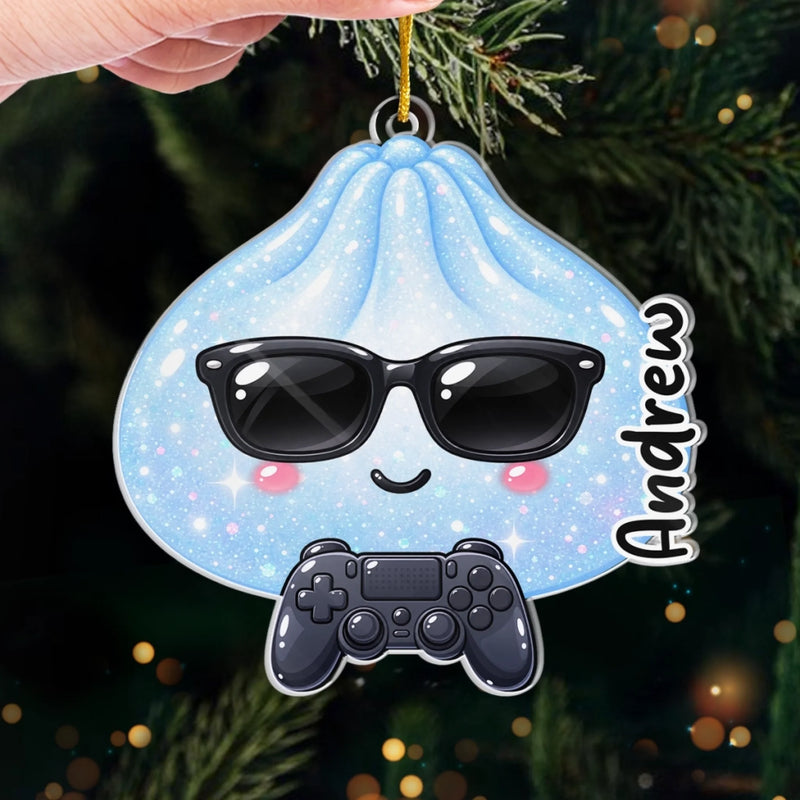 Personalized Acrylic Ornament - Christmas Gift For Kids - Sweet Little Dumpling This Season