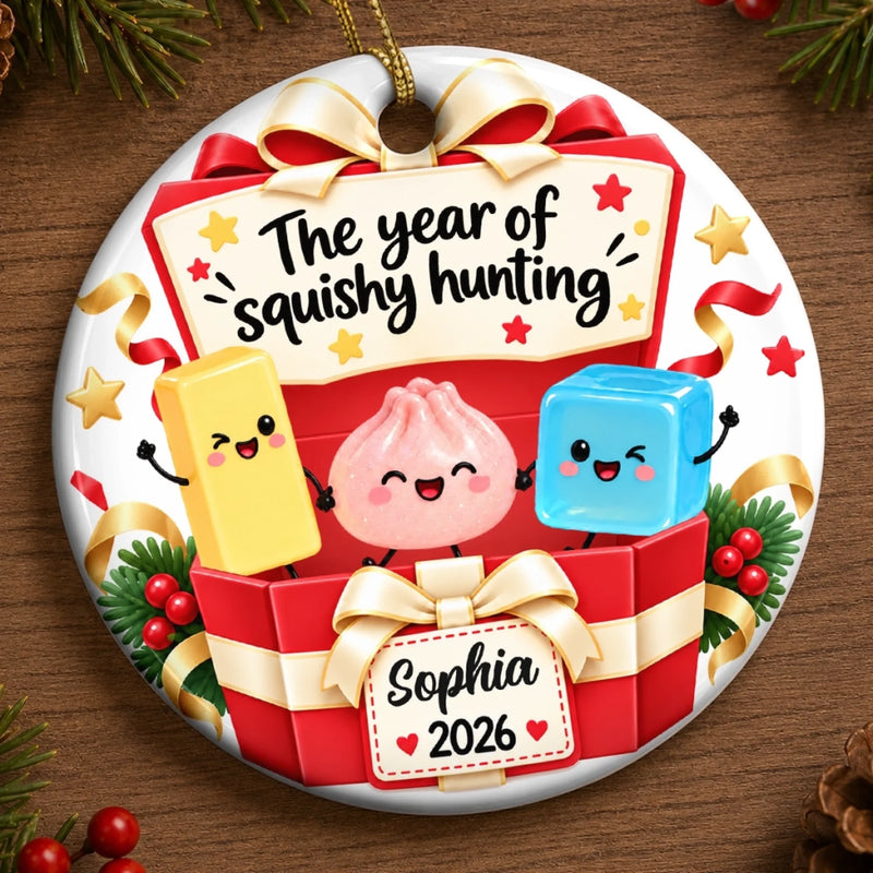 Personalized Ceramic Ornament - Christmas Gift For Kids - Christmas Cheer In Every Smile
