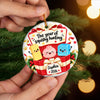 Personalized Ceramic Ornament - Christmas Gift For Kids - Christmas Cheer In Every Smile