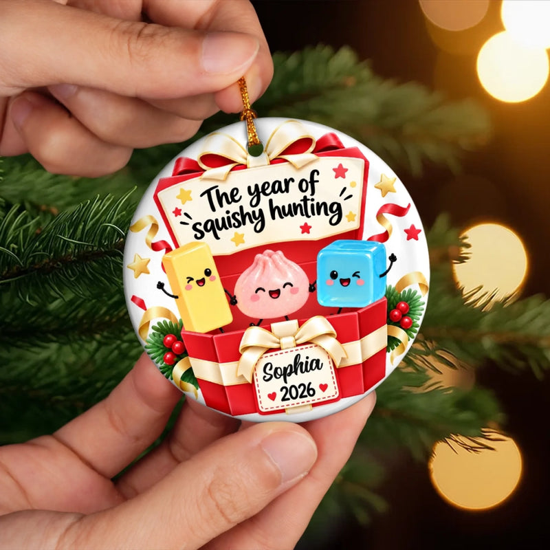 Personalized Ceramic Ornament - Christmas Gift For Kids - Christmas Cheer In Every Smile