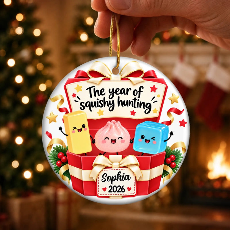 Personalized Ceramic Ornament - Christmas Gift For Kids - Christmas Cheer In Every Smile