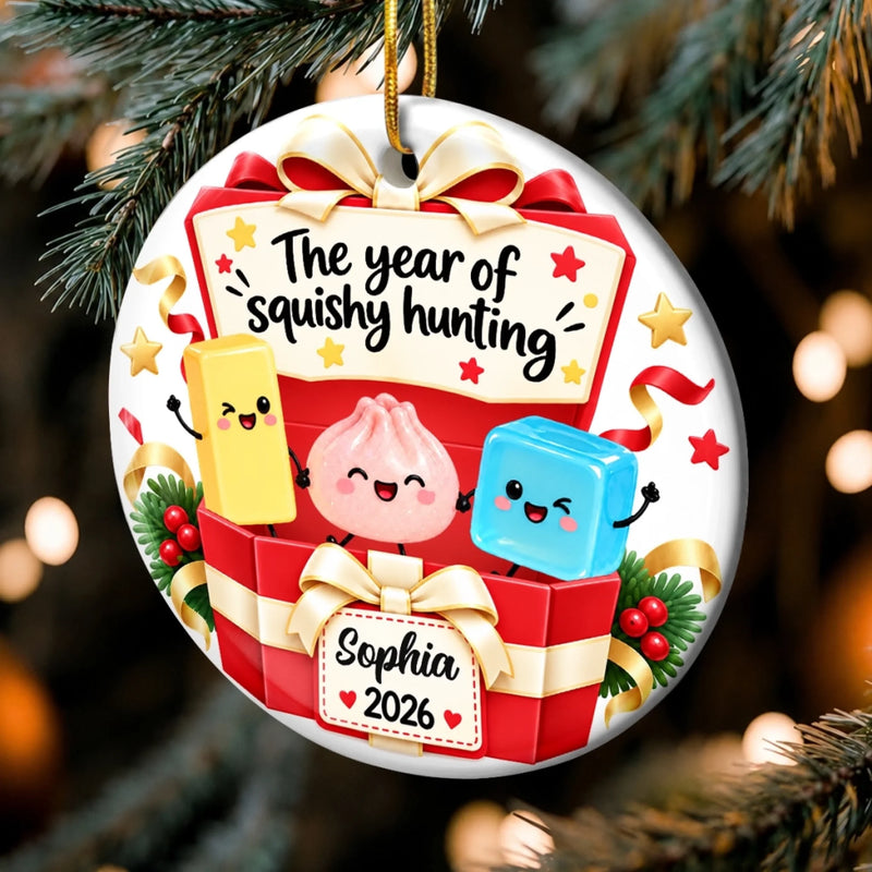 Personalized Ceramic Ornament - Christmas Gift For Kids - Christmas Cheer In Every Smile
