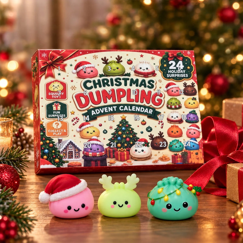 Dumpling Advent Calendar - Christmas Gift For Kids, Family - Merry Little Dumplings