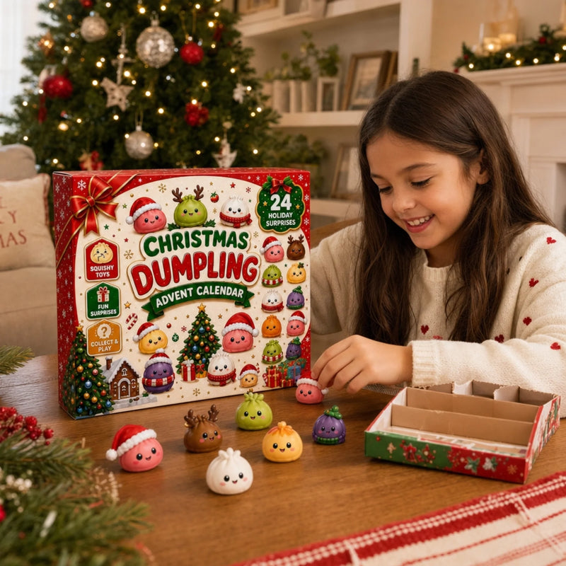 Dumpling Advent Calendar - Christmas Gift For Kids, Family - Merry Little Dumplings