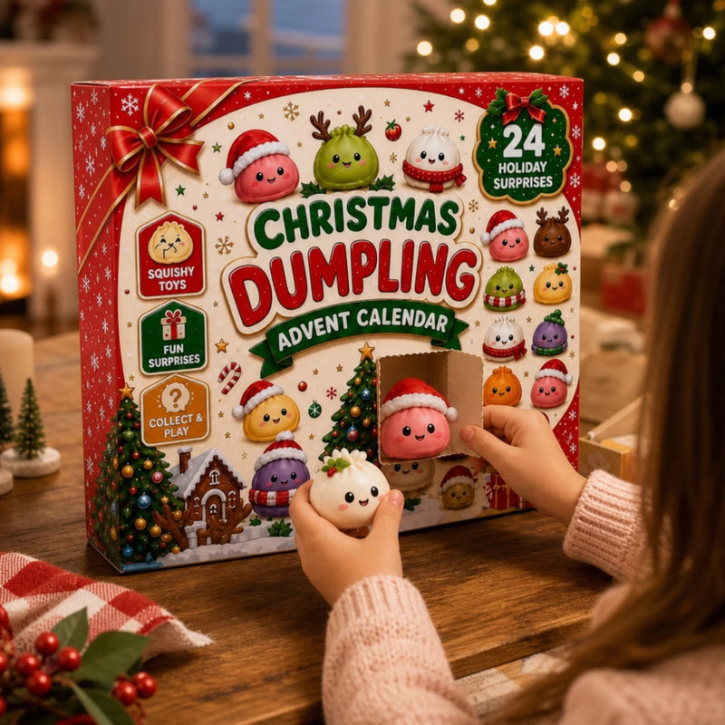 Dumpling Advent Calendar - Christmas Gift For Kids, Family - Merry Little Dumplings