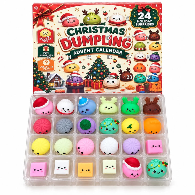 Dumpling Advent Calendar - Christmas Gift For Kids, Family - Merry Little Dumplings