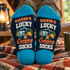 Personalized Crew Socks - Gift For Camping Lovers - Lucky Camping Socks
