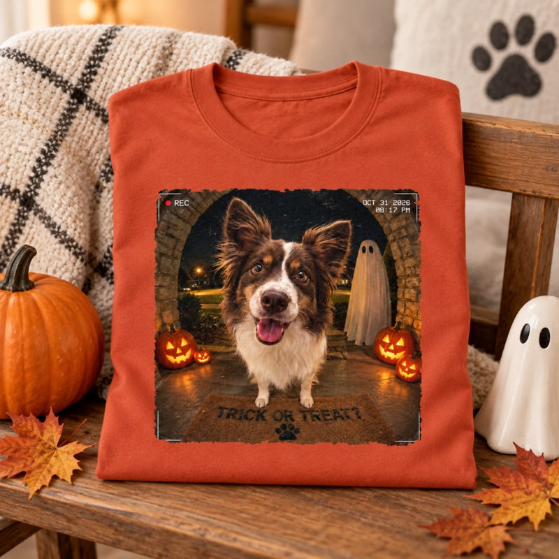 Personalized Photo Comfort T-Shirt - Halloween Gift For Pet Lovers - Halloween’s Cutest Suspect