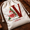 Personalized Drawstring Gift Bag - Christmas Gift For Kids, Family - Sparkle All The Way