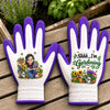 Personalized Coated Grip Gardening Gloves – Gift For Garden Lovers, Plant Lovers, Gardeners – Growing My Own Jungle
