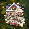 Personalized Acrylic Ornament – America 250th Anniversary Christmas Gift For Family – Born To Be Free