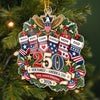 Personalized Acrylic Ornament – America 250th Anniversary Christmas Gift For Family – Made For Freedom