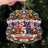 Personalized Acrylic Ornament – America 250th Anniversary Christmas Gift For Family – Made For Freedom