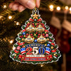 Personalized Acrylic Ornament – America 250th Anniversary Christmas Gift For Family – Let Freedom Bells Ring