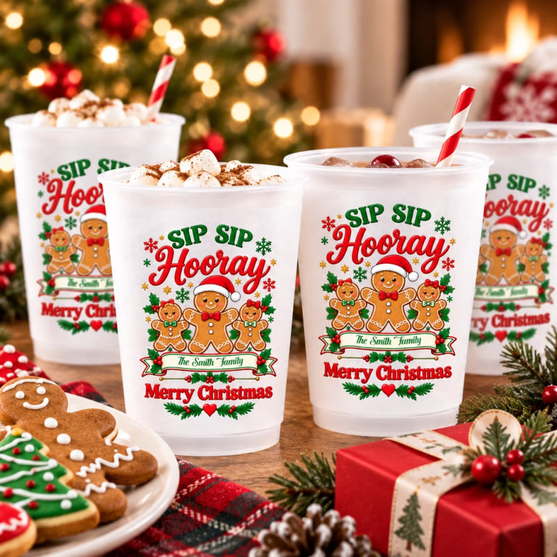 Personalized Party Cups - Christmas Gift For Family - Better With Family